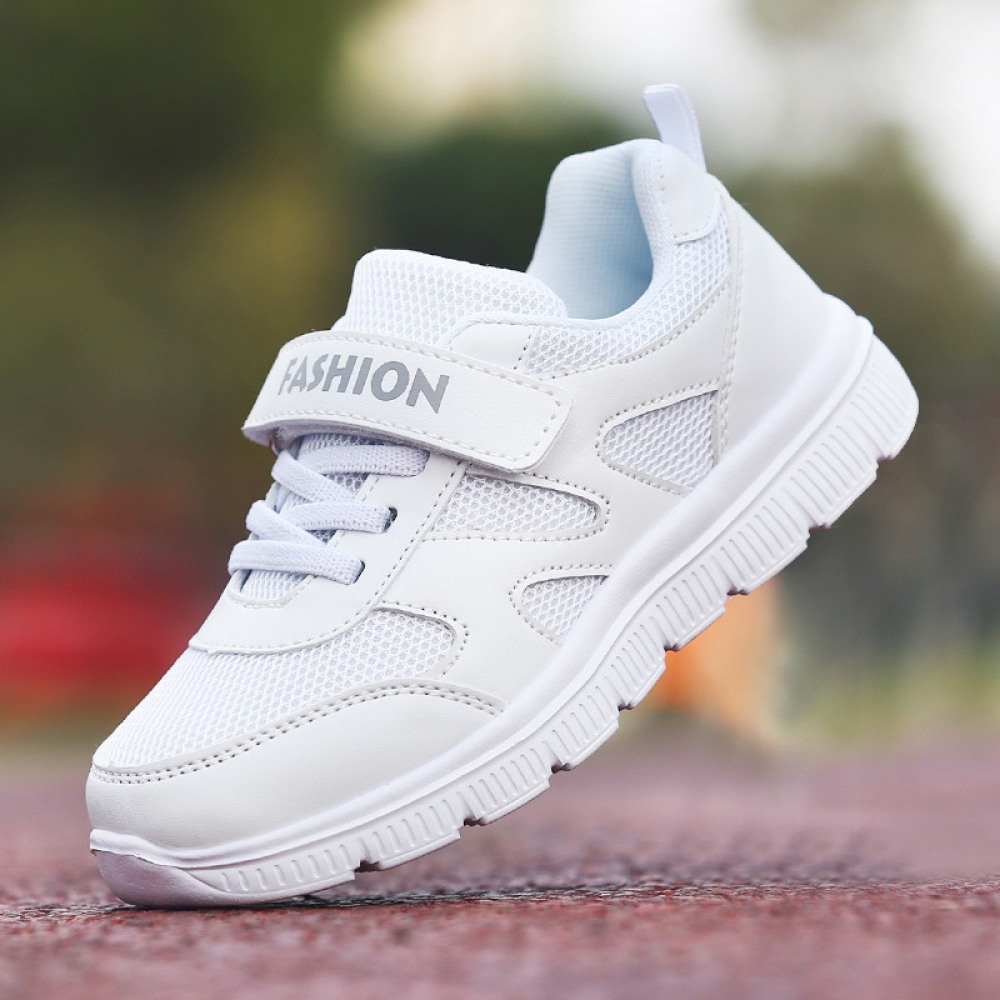 Children's Breathable Casual Students' Sneakers White