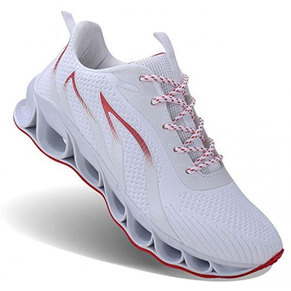 Men's Athletic Walking Blade Running Tennis Fashion Sneakers White