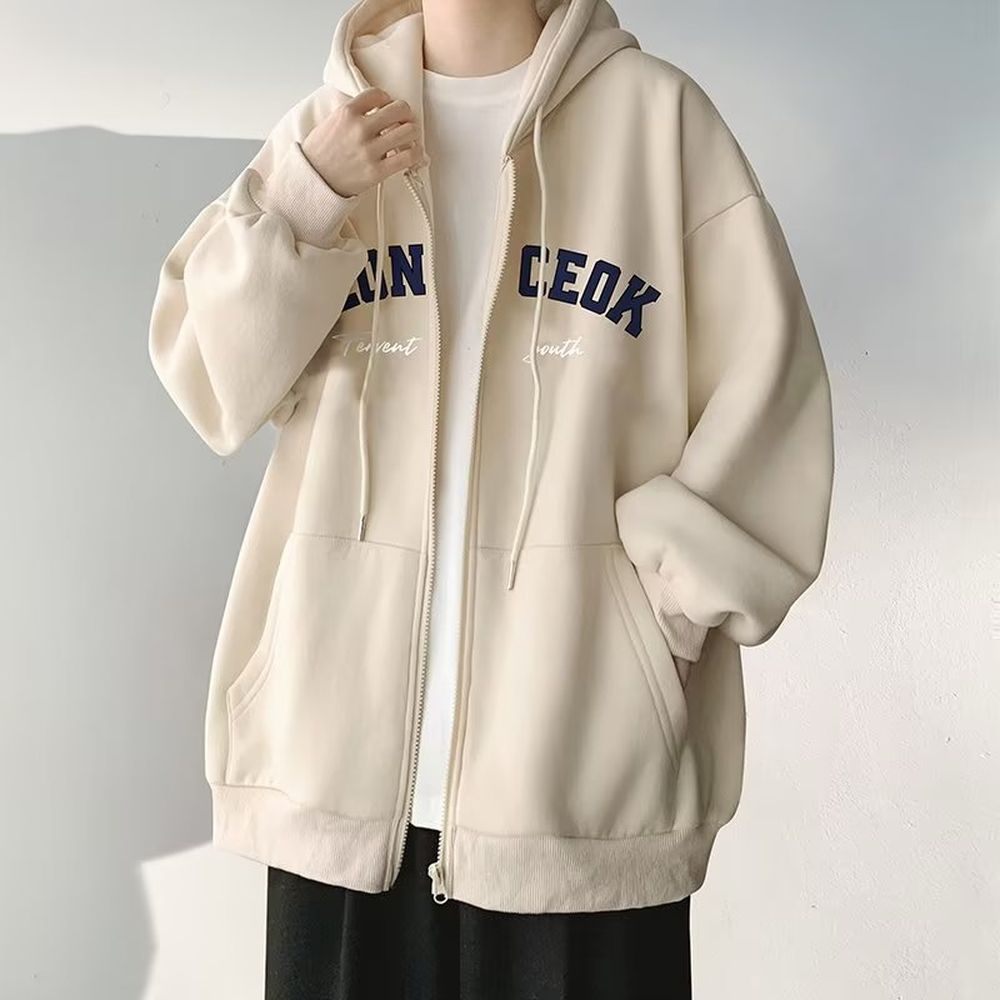 Men's Sports Hooded Cardigan Sweatshirt Jacket
