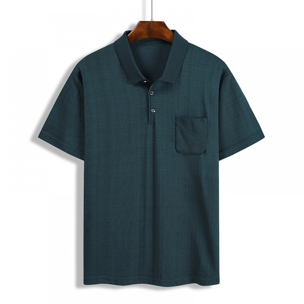 Summer Hedging T-Shirt Solid Color Base Breathable T-Shirt Men's